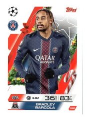 fotbalová kartička 2025-26 Topps Match Attax UCC Winter Collection Paris Saint-Germain 240 Bradley Barcola