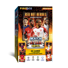 2023-24 Topps Match Attax EXTRA UEFA Club Competition Tin Mega Red Hot Heroes