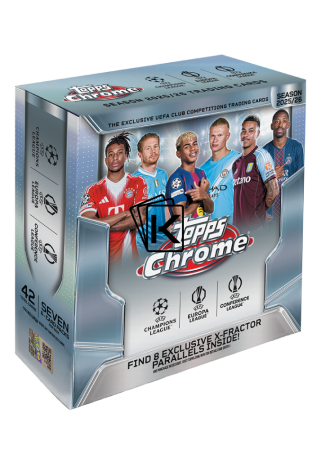 2025-26 Topps Chrome UEFA Club Competitions Mega Box