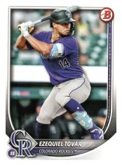 Baseballová karta 2025 Bowman 84 Ezequiel Tovar, Colorado Rockies