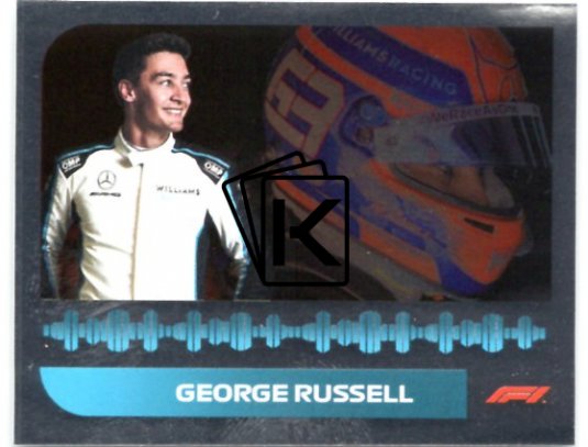 samolepka 2021 Topps Formule 1 Foil 204 George Russell Williams