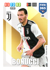 Fotbalová kartička Panini Adrenalyn XL FIFA 365 - 2020 Team Mate 251 Leonardo Bonucci Juventus