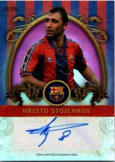2023-24 Topps FC Barcelona team set Vintage Barca VB-HS Hristo Stoichkov Auto 19/99