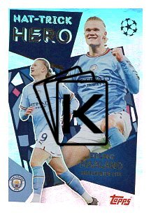 2025-26 Topps Champions League Historic Hat-Trick Heroes 39 Erling Haaland (Manchester City)