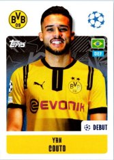 2024-25 Topps Champions League 128 Yan Couto (Borussia Dortmund)