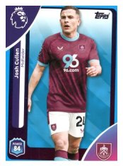 fotbalová kartička 2025-26 Topps  Premier League 314 Josh Cullen (Burnley)-PARALLEL Blue