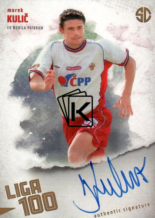 podepsaná karta 2025 Supr Cards Liga 100 KU-MA Marek Kulič FK Marila Příbram gold /12