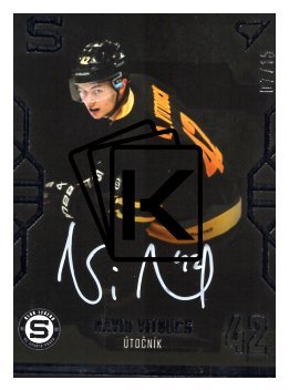 Podepsaná Hokejová kartička SportZoo 2022-23 Klub Legend 19 David Vitouch HC Sparta Praha /15