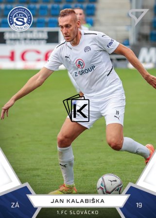 fotbalová kartička 2021-22 SportZoo Fortuna Liga 8 Jan Kalabiška 1.FC Slovácko
