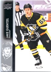 hokejová karta 2021-22 UD Series One 142 Jake Guentzel - Pittsburgh Penguins