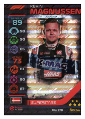 2020 Topps Formule 1 Turbo Attax 170 Race Superstar Kevin Magnussen Haas