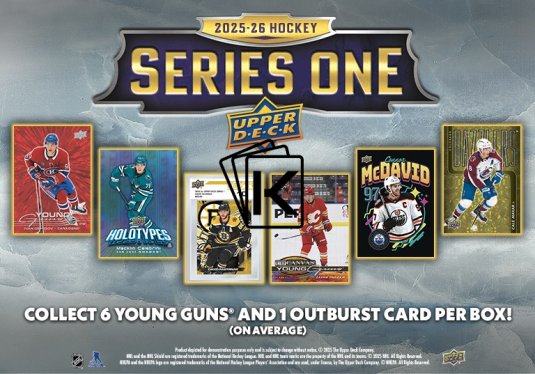 2025-26 Upper Deck Series 1 Hockey TIN Box