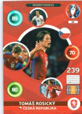 Fotbalová kartička 2016 Panini Adrenalyn XL EURO Inventiveness 59 Tomáš Rosický Česká Republika