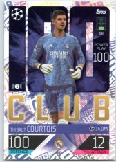 Fotbalová kartička 2022-23 Topps Match Attax UCL CLub 100 - 451 Thibaut Courtois - Real Madrid CF