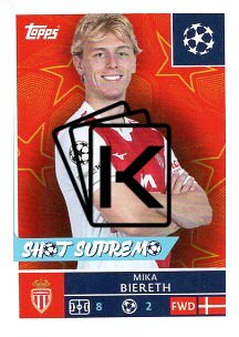2025-26 Topps Champions League AS Monaco FC 81 Mika Biereth