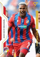 fotbalová kartička SportZoo 2020-21 Fortuna Liga Gold Limited 95 Jean -David Beauguel FK Viktoria Plzeň /99
