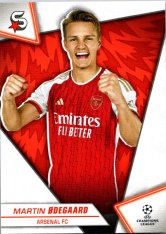 Fotbalová kartička 2023-24 Topps Superstars UEFA Club Competitions 11 Martin Ødegaard (Arsenal FC)