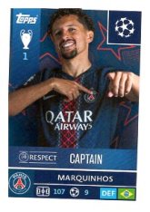 2025-26 Topps Champions League   Paris Saint-Germain 355 Marquinhos