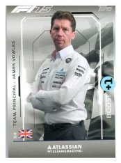 2025 Topps Turbo Attax F1 Williams Racing  84	James Vowels