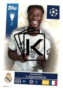 2025-26 Topps Champions League Real Madrid C.F. 392 Eduardo Camavinga