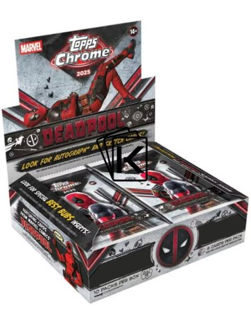 2025 Topps Deadpool Chrome Hobby Box