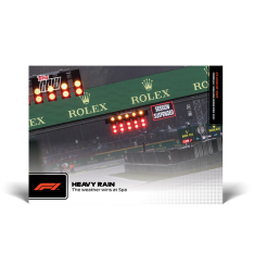 kartička Formule 1 Topps Now 2021 41 Heavy Rain at Spa