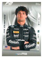 2025 Topps Turbo Attax F1 DAMS Lucas Oil F2 Teams HP 188 Jak Crawford