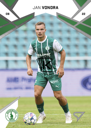 Fotbalová kartička 2024-25 SportZoo Chance Liga Serie 1 Bohemians Praha Jan Vondra 148