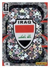 fotbalová kartička World Cup 2026 Adrenalyn XL  FTS38.  Team Crest (Iraq)