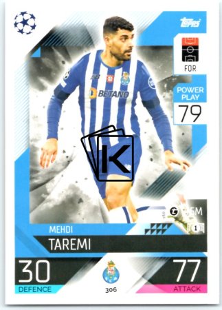 Fotbalová kartička 2022-23 Topps Match Attax UCL 306 Mehdi Taremi - FC Porto