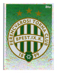 2020-21 Topps Champions League samolepka POF81 Logo Ferencvárosi TC