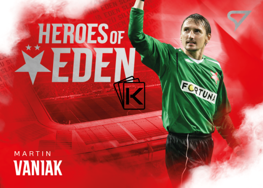 2025-26 SportZoo SK Slavia Praha Heroes of Eden HE-22 Martin Vaniak