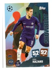 fotbalová kartička 2025-26 Topps Match Attax UCC Showboat (Rainbow Plus Foil) 416 Eden Hazard (Chelsea)