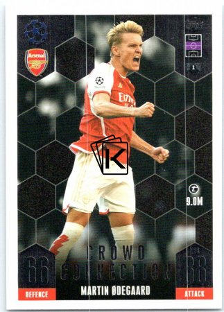 2023-24 Topps Match Attax EXTRA UEFA Club Competition Crowd Connection 236 Martin Ødegaard (Arsenal)