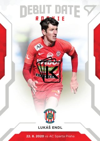 fotbalová kartička SportZoo 2020-21 Fortuna Liga Serie 2 Debut Date Rookie DR10 Lukáš Endl FC Zbrojovka Brno