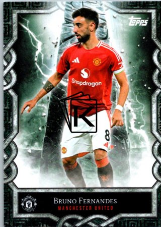 fotbalová kartička 2024-25 Topps Manchester United Fan Set Monolith MO-5 Bruno Fernandes