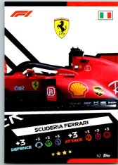 2021 Topps Formule 1 Turbo Attax Team Power Action 62 Car Puzzle Sainz Charles Leclerc Scuderia Ferrari