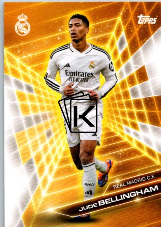 fotbalová kartička 2024-25 Topps Real Madrid CF Fan Set Golden Future GF-2 Jude Bellingham