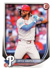Baseballová karta 2025 Bowman 3 Bryce Harper, Philadelphia Phillies
