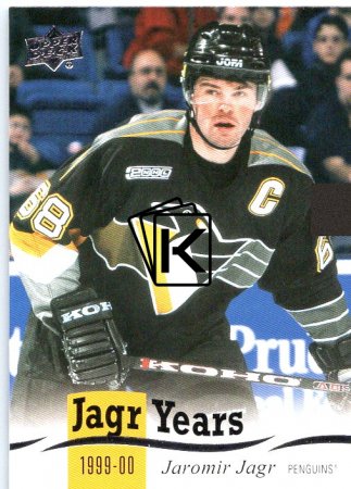 Insertní karta 2018-19 Years JJ-10 Jaromir Jagr Pittsburgh