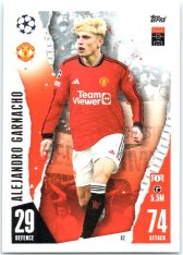 Fotbalová kartička 2023-24 Topps Match Attax UEFA Club Competitions 62	Alejandro Garnacho Manchester United