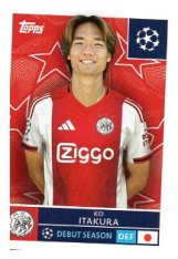 2025-26 Topps Champions League AFC Ajax 45 Ko Itakura
