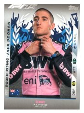 2025 Topps Turbo Attax F1 BWT Alpine Rookie Rising HP 257 Jack Doohan