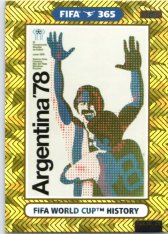 fotbalová karta Panini Adrenalyn XL FIFA 365 2021 FIFA World Cup History 380 Argentina 1978
