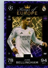 Fotbalová kartička 2024-25 Topps Match Attax EXTRA UEFA Club Competitions Kings of Europe 251.  Jude Bellingham (Real Madrid CF)