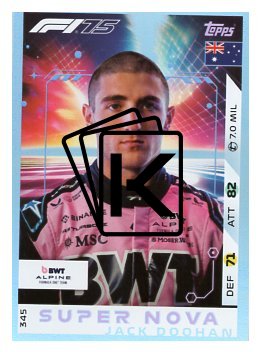 2025 Topps Turbo Attax F1 BWT Alpine Supernova 345 Jack Doohan