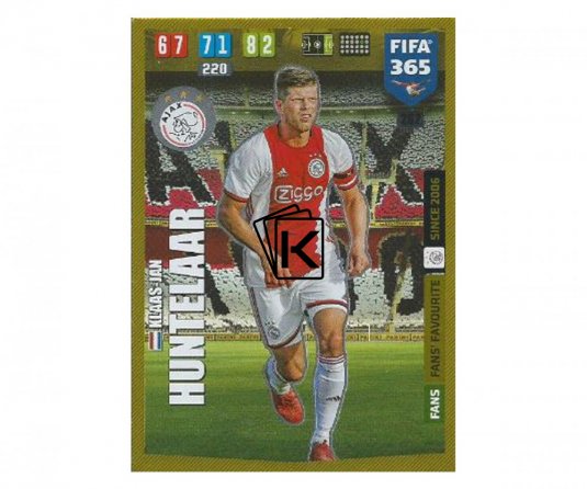 Fotbalová kartička Panini FIFA 365 – 2020 FANS FAVOURITE 282 Klaas Jan Huntelaar