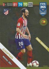 Fotbalová kartička Panini FIFA 365 – 2019 UPDATE Fans Favourite 67 Juanfran Atletico de Madrid