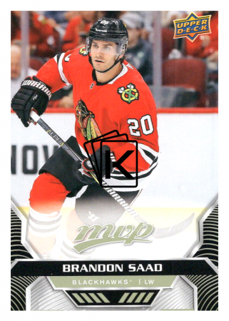 2020-21 UD MVP 12 Brandon Saad - Chicago Blackhawks