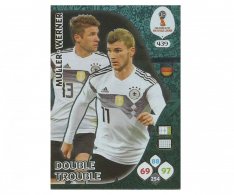 Fotbalová kartička Panini Adrenalynl XL World Cup Russia 2018 Double Trouble 439 Muller – Werner